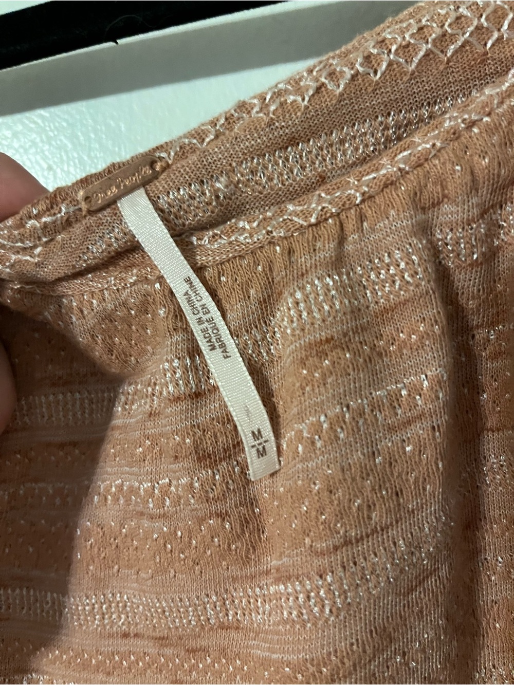Free People Off-Shoulder Ruffle Top - Picture 4 of 5
